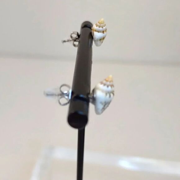 Seashell Necklace and Earrings Set Clearwater Beach Florida Handmade - Picture 4 of 12